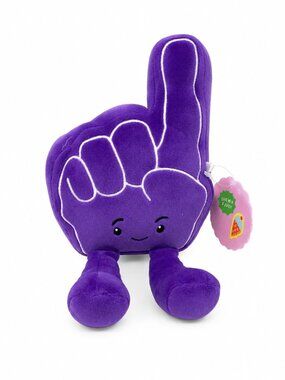 Giggle Scape Plush Purple Game Day 9" Stuffed Toy Gigglescape NEW